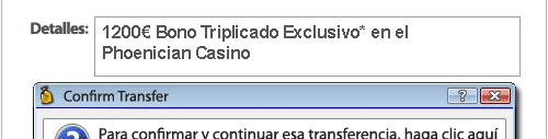 1200€ Bono Triplicado Exclusivo* en el Phoenician Casino